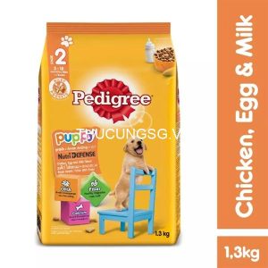 Thức ăn chó con pedigree puppy gói 1.3kg(New) - Gói