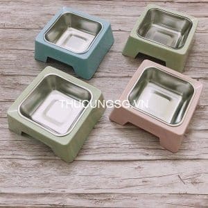 Bát vuông inox đế khe