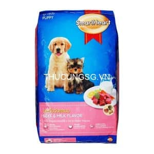 Thức ăn chó con Smartheart puppy 8kg xá