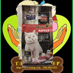Thức ăn mèo Pro-Cat 400g - Gói