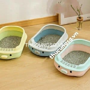 Chậu cát mèo hình con vật L(50x36x17)