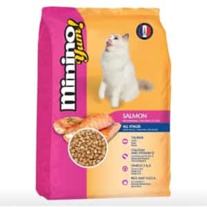 Thức ăn mèo Minino yum cá hồi 350g - bao
