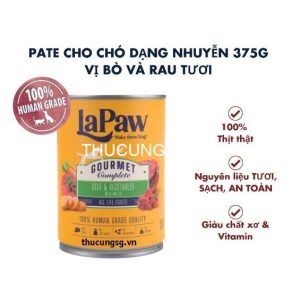 Pate chó Lapaw lon 375g