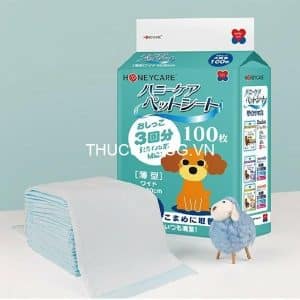 Tã lót vệ sinh cho thú cưng Honey Care M(45x60cm) - 10 miếng