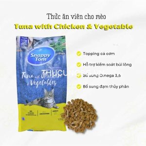 Thức ăn hạt mèo SnappyTom gói 1.5kg