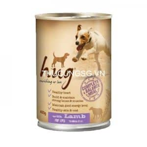 Pate Hug cho chó lon 400g vị gà gan - Lon