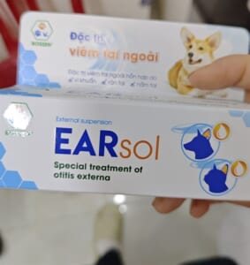 kem trị viêm tai rận tai Bossen Earsol