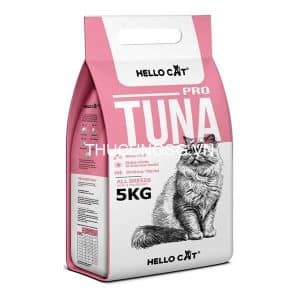 Thức ăn hạt mèo Hello Cat - túi chiết 1kg