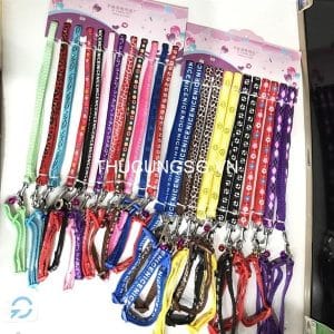Dây dắt và vòng cổ zichen bản 1cm
