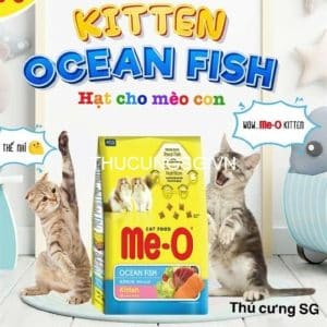 Thức ăn hạt mèo con Me-O Kitten gói 1.1kg - gói