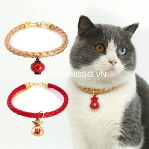 Vòng cổ tết bện dây (25-32cm)