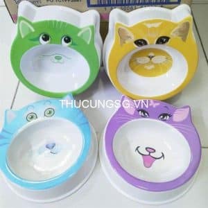 Bát ăn đơn hình mèo dễ thương