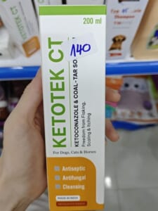 Dầu tắm trị nấm KetoTek CT 200ml
