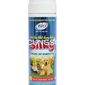 Sữa tắm khô dạng bọt Bio Silky 200ml