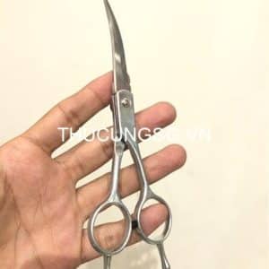 Kéo cong cắt lông chó mèo