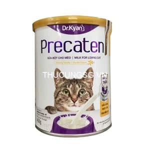 Sữa bột cho mèo Precaten Lon 400g