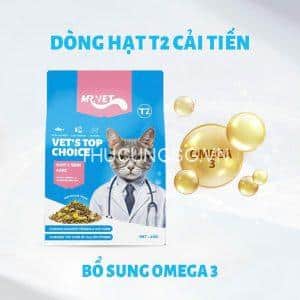 Thức ăn mèo Mr Vet T2