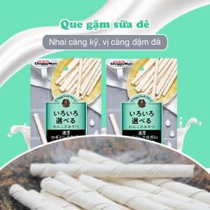 Que gặm sữa dê Doggyman 60g