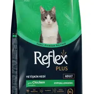 Thức ăn hạt cho mèo trưởng thành Reflex Plus Adult vị Gà hỗ trợ tiêu hóa - Túi 1.5kg