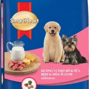 Thức ăn chó smartheart puppy bao 1.3kg - gói