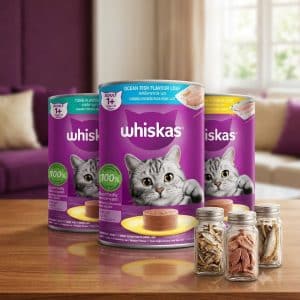 Pate mèo Whiskas lon Vị cá biển 400g - lon