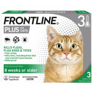 Nhỏ gáy cho mèo Frontline Plus trị ve rận - Tuýp
