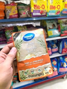 Thức ăn mèo Snappytom trái cây gói 70g