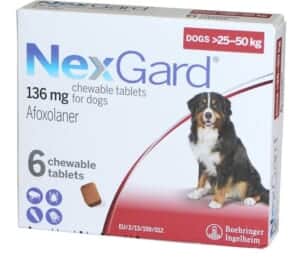 Nexgard 136mg(25-50kg) - Hộp 6v