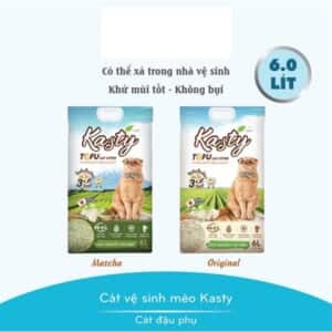 Cát đậu nành Kasty 6L - túi