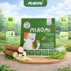 Cát vệ sinh cho mèo miaomi Hương biển xanh từ sắn