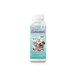 Phấn tắm khô charmie chó mèo 100g