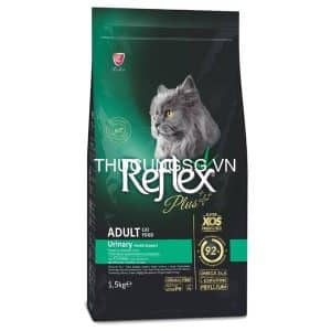 Thức ăn hạt mèo Reflex Plus Adult Urinary vị gà 1.5kg
