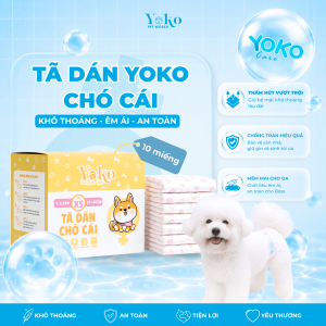 Tã Quần chó cái Yoko size S( 2-4kg)