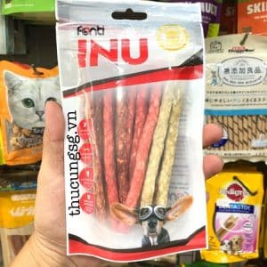 Que gặm sạch răng Inu Munchy Stick(gói 15 que)