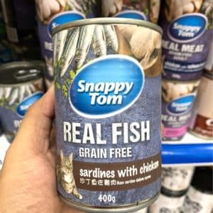 Pate mèo Snappytom real fish lon 400g
