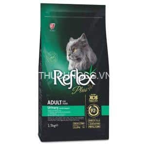 Thức ăn hạt mèo Reflex Plus Adult Urinary vị gà 1.5kg